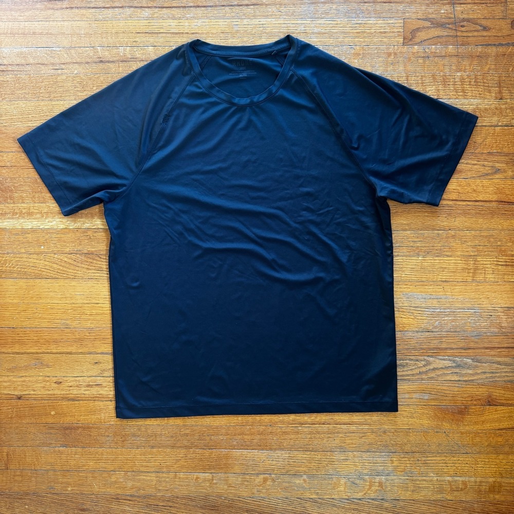 Rhone Reign Short Sleeve‎ Training Shirt Mens XL Black Performance T-Shirt